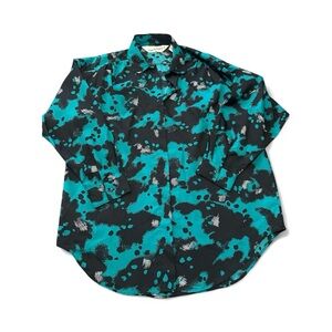 Diane von Furstenberg Abstract Print Button-Down Blouse – Size M